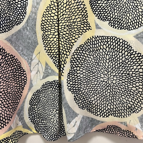 NWT NIC+ ZOE Tunic Style Long Sleeve Blouse Yellow Multi Color Print Size: M - Picture 8 of 13